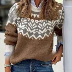 New crew neck sweater